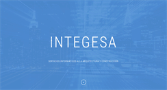 Desktop Screenshot of integesa.com